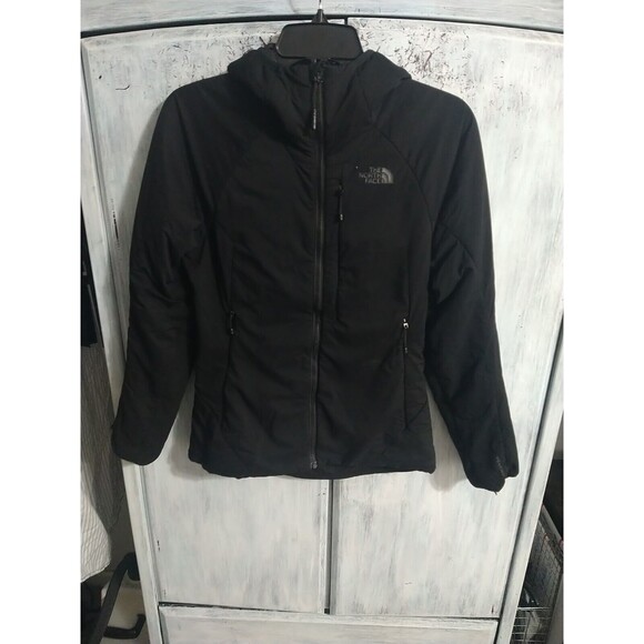 The North Face Hooded Black Zip Up Jacket Black Extra Small - Picture 1 of 8